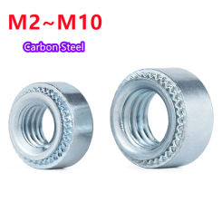 Self Clinching Nuts CLS-M2 M2.5 M3 M4 M5 M6 M8 M10 Swage Nut Carbon Steel Pressure Riveting Nut Press Nut Plug Nuts
