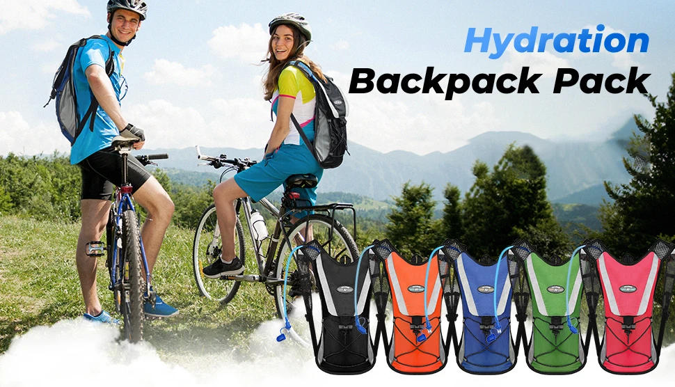 Description Picture 4 of item1Pcs Hydration Pack Lightweight Insulation Water Rucksack Backpack Bladder Bag Cycling Bicycle Bike/Hiking Climbing Pouch