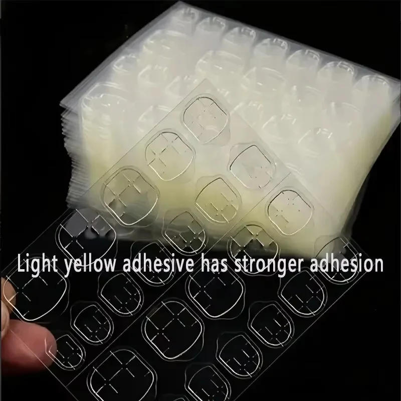 Description Picture 2 of item240pcs Nail Jelly Glue Double Sided False Nail Art Adhesive Tape Glue Sticker Fake Nail Glue Super Viscous