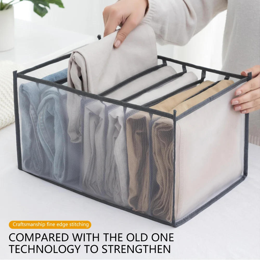 Description Picture 6 of itemJeans Storage Organization Underwear Bra Socks Scarf  Pants Storage Box Cabinet Drawer Organizer Wardrobe Clothing Storage Box