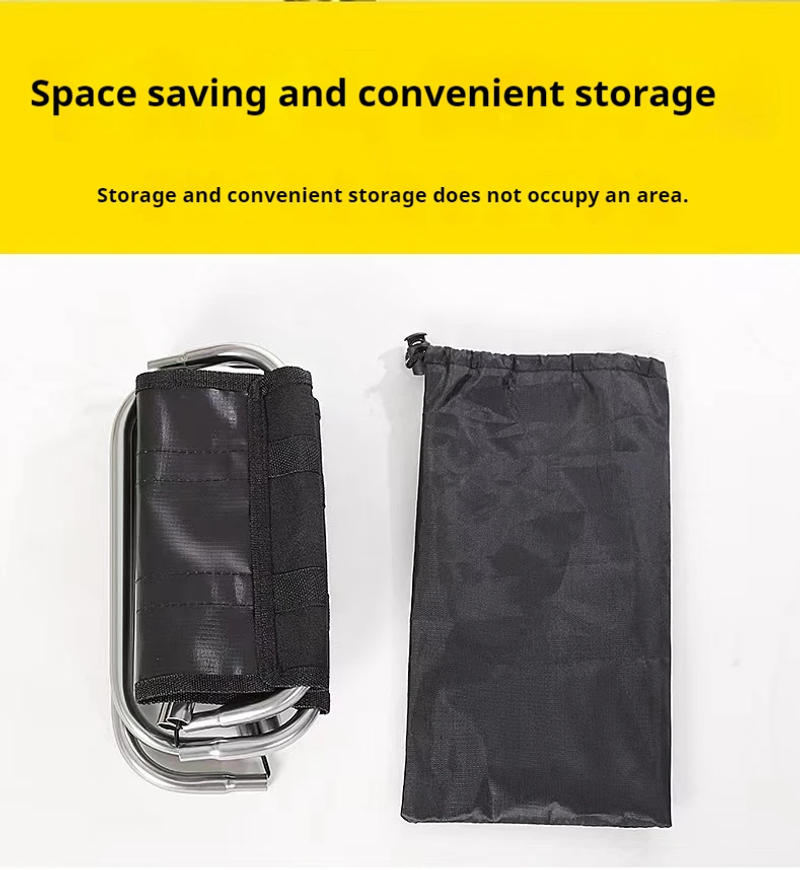 Description Picture 5 of itemOutdoor Camping Chair Road Alloy Folding Chair Portable Lightweight Camping Stool Travel Hiking Fishing Stool Camping Furniture