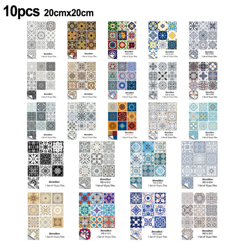 Description Picture 3 of itemKitchens Laundry Rooms Tile Stickers Tiling 20x20 Cm 3D Bathroom Walls For Indoor For Smooth Walls Gel Crystal