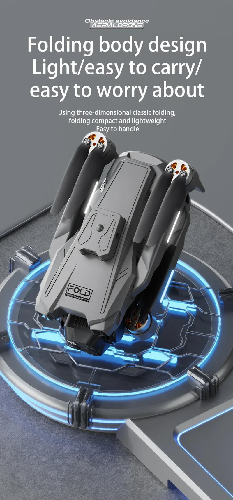 Description Picture 6 of itemNew YK8 Drone 8K Professional Dual Camera GPS Obstacle Avoidance Aerial Photography Foldable Brushless Quadcopter Gift Toys