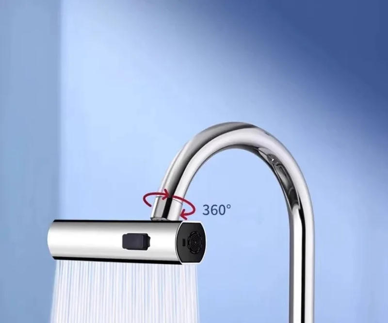 Description Picture 2 of itemNew Kitchen Waterfall Three-mode Universal Swivel Extension Faucet Splash-proof Nozzle Sink Multi-function