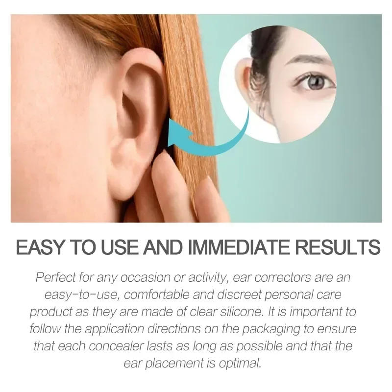 Description Picture 5 of item6pcs Ear Patch Corrector Veneer Ear Change Ear Correction Vertical Version Photo V Face Sticker Photo Stereotyped V Face Sticker