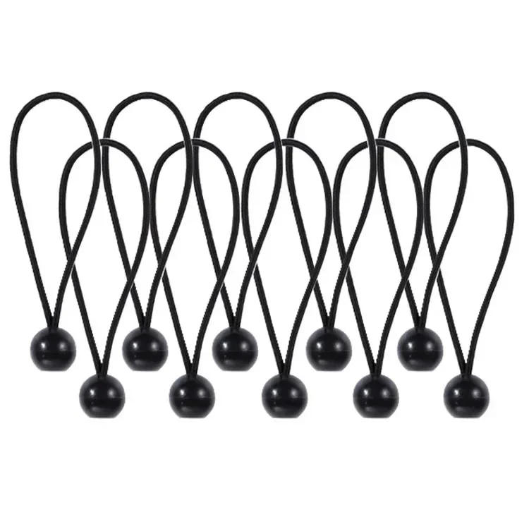 Description Picture 3 of item1Pcs Bungee Cord Ball Tarp Canvas Tarpaulin Flagpole Ties Cord Ends Elastic Rope Lace Fixed Boat Pole Camping Tent Accessories