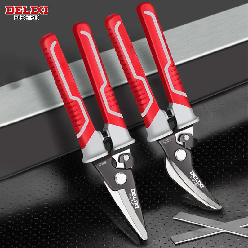 Description Picture 4 of itemDELIXI ELECTRIC Iron Sheet Scissors,Multifunctional SK5 Steel Industrial Shears Hard and Wear-resistant Iron Cutter Hand Tools
