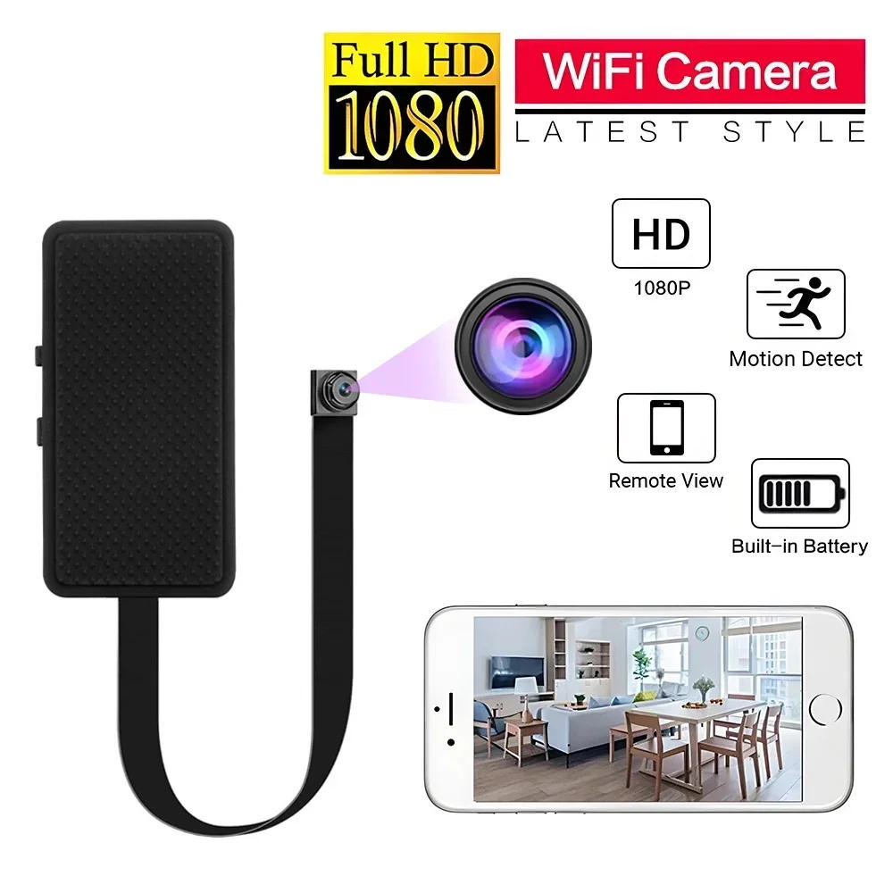 Description Picture 2 of itemHD1080P Wifi Mini Camera DIY Portable Small Cam  Micro Camcorder P2P Wireless Webcam Loop Recording Support Remote Viewing