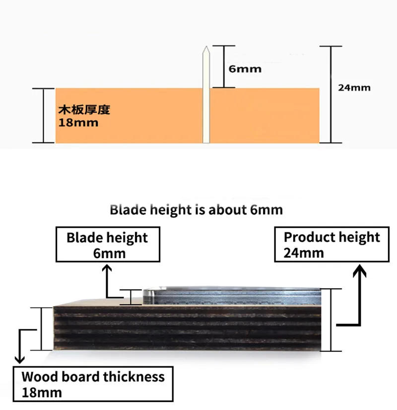 Description Picture 2 of itemJapan Steel Blade mould DIY leather card holder bag set hand punch tool knife mould wooden die Leathercraft Tool set 105x80mm