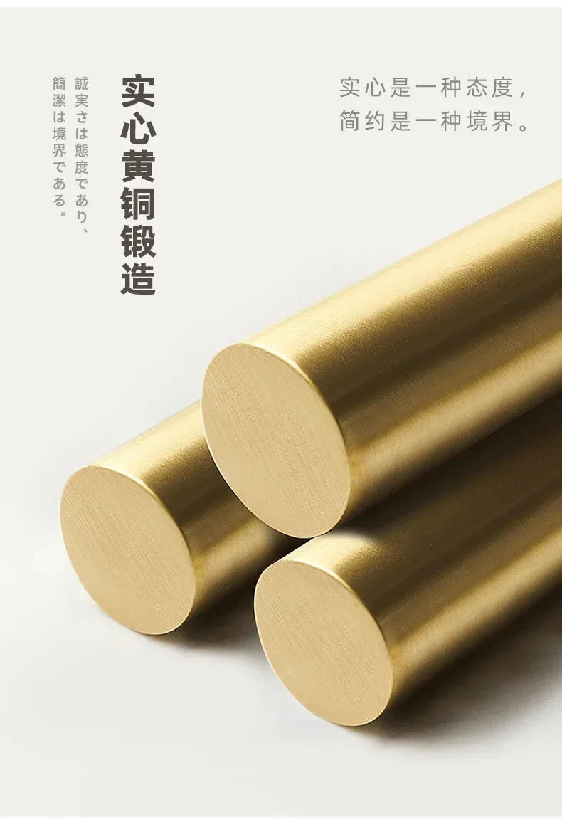 Description Picture 5 of itemNordic Vintage Brass Furniture Handles Bronze Cabinet Knobs and Handles Kitchen Hardware Cabinet Pulls Home Accessories