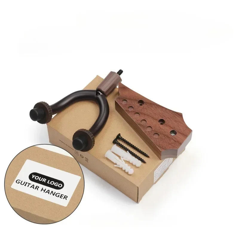 Description Picture 5 of itemMulti-styles Guitar Wall Mount Hanger Non-slip Instrument Rack Holder for Classical/Folk/Electric Guitar Bass Ukulele Violin