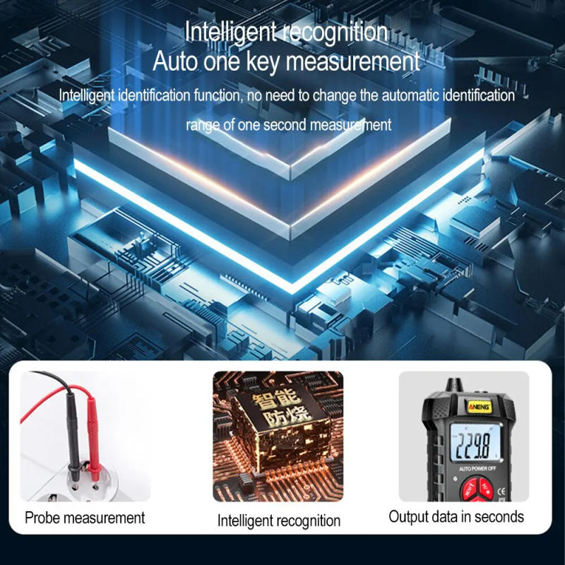 Description Picture 5 of itemANENG M167 Digital Mini Multimeter Profesional 4000 Counts AC/DC Electrical Instruments Tester Auto Range Meter Multimetro Tool