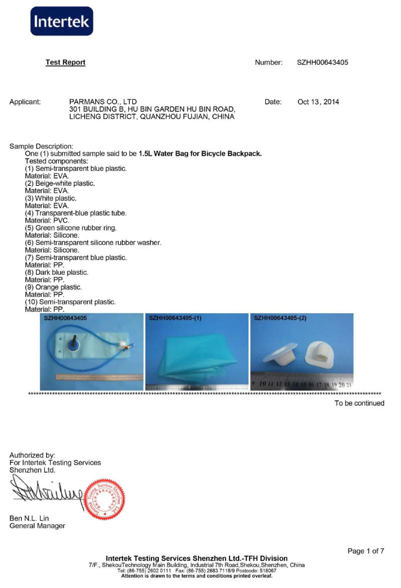 Description Picture 4 of item2L/3L Outdoor Camping Water Bag Sport Bottles Hiking Reservoir Water Bladder Pack Camping Shower Hydration Backpack Camel Bag