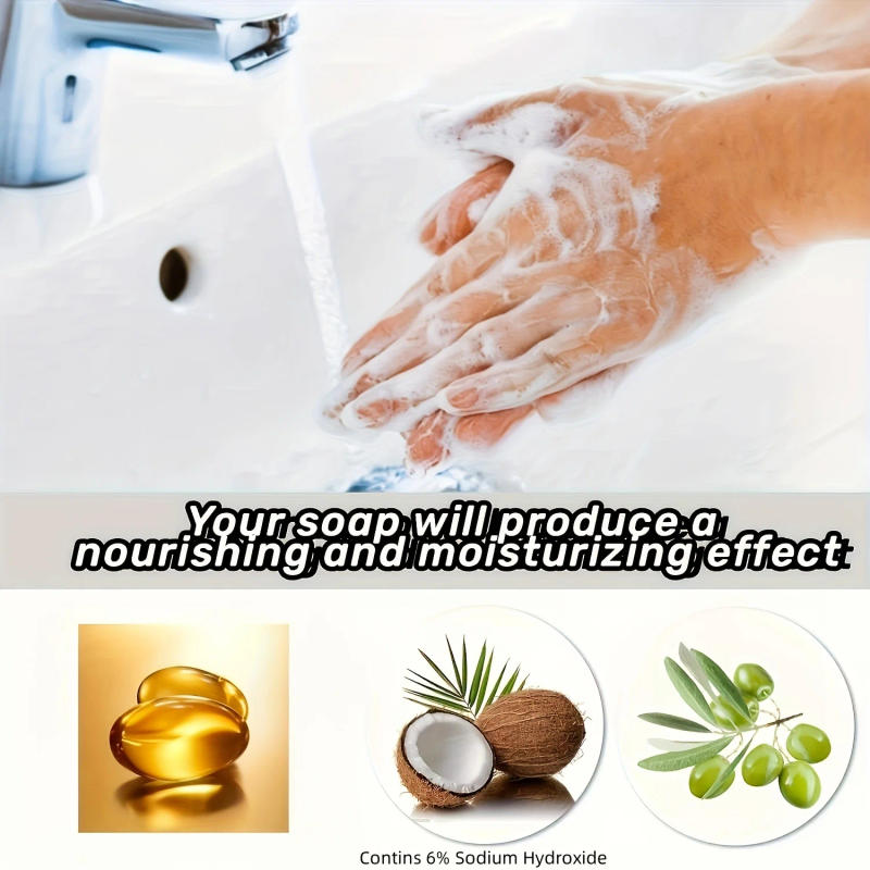 Description Picture 5 of item8.82Oz Vegetable Soap Base, Diy Handmade Soap Materials Melt & Pour for Optimal Soap Making Olive Oil Natrual Formula