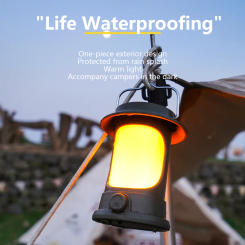 Portable Solar Light USB Rechargeable LED Camping Light Supplies Tent Lamp Cold Warm Outdoor Camping Camp Acceeesories Lantern