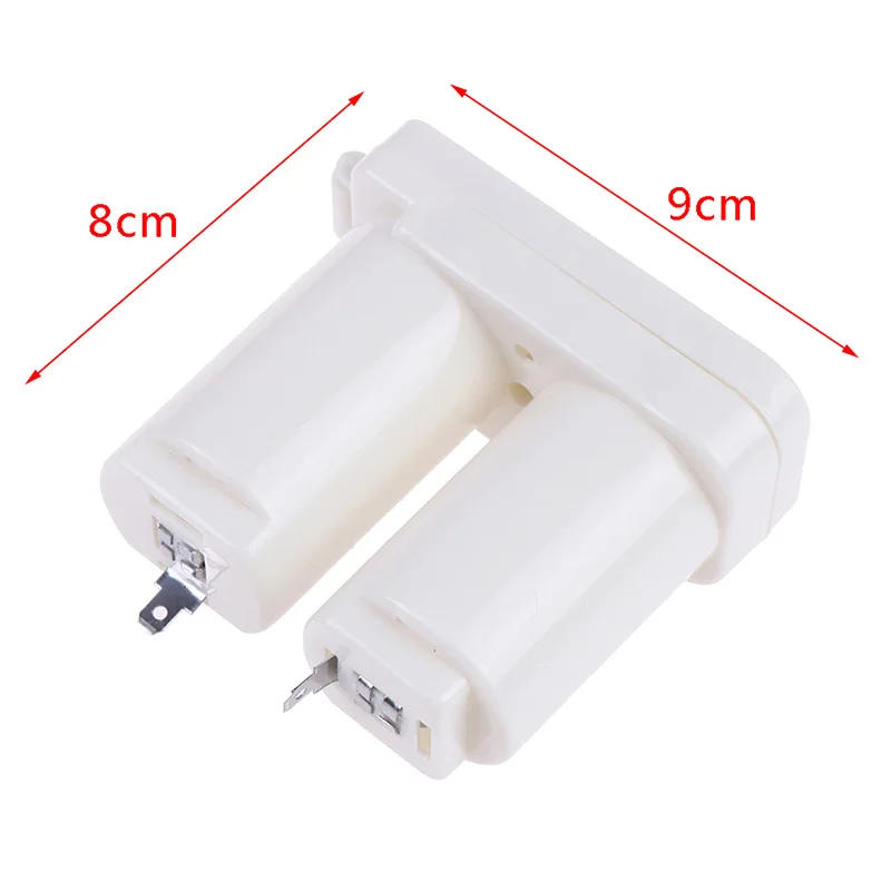 Description Picture 2 of itemDouble Compartments Battery Box For Universal Gas Water Heater Accessories White Plastic Double Battery Case Power Supply