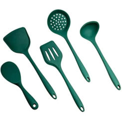 Silicone cooking utensil set Kitchen Utensil Set Silicone Heat-Resistant Spatula Strainer Kitchen Soup Spoon Shovel Turner