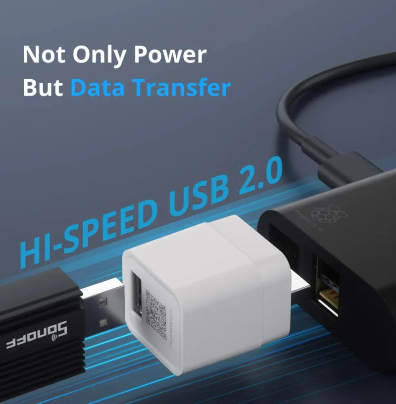 Description Picture 6 of itemSONOFF ZBMicro Zigbee Micro USB Smart Adaptor Fast Charging Wide Transmit Coverage Voice Control eWeLink Alexa Google Smart Home