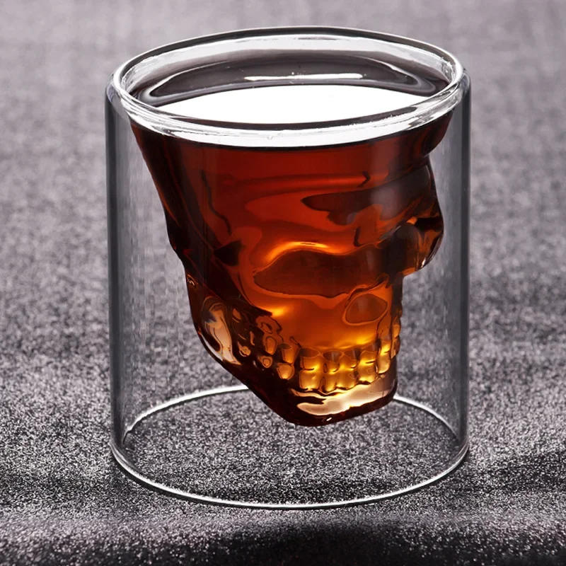Description Picture 2 of itemWine Cup Glasses Of Wine Crystal Cocktail Glasses Whisky Barware Beer Drinkware Drinking Coffee Mugs Double Bottom Mug Glass Cup