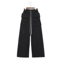 Fashion Dark Owens Pants Fashion Ro Double Ring Loose Causal Men Pants High Quality Wide Leg Flared Pants Man Cargo Trousers