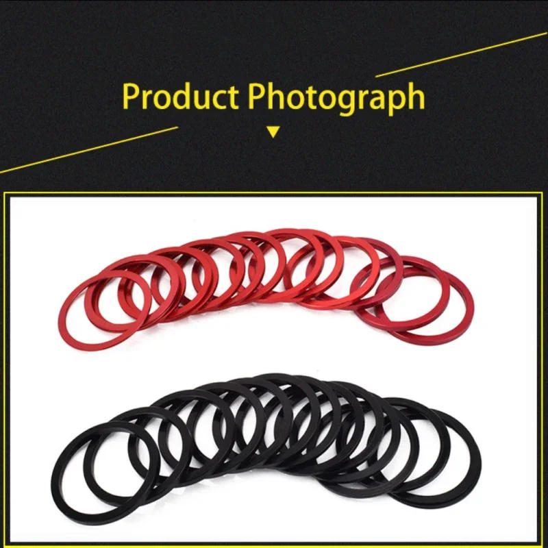 Description Picture 5 of item1/1.5/2/2.5/3mm Bicycle Hub Washer MTB Bike Flywheel Brackets Spacers Tower Base Bottom PadRing Cycling Axle Center Shaft Washer