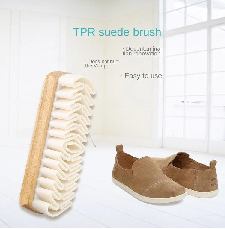 Description Picture 2 of itemSuede Rubber Shoe Brush Suede Brush Rubber Brush Eraser Household Use Cleaning Suede Shoes Brush Suede Yellow Boots Brush
