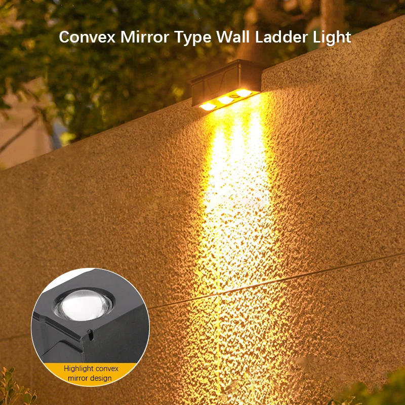 Description Picture 5 of itemWaterproof solar wall lamp outdoor 1/2/3 LED solar spotlight IP65 decorative courtyard garden villa street staircase