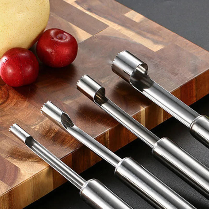 Description Picture 3 of itemPear Seed Remover Cutter Kitchen Gadgets Stainless Steel Home Vegetable Tool Apples Red Dates Corers Twist Fruit Core Remove Pit