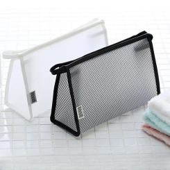 Mesh Makeup Bag Zipper Pouch Cosmetic Organizer Case Travel Toiletry Bags Organize Supplies Daily Cosmetics Accessories for