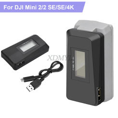 QC3.0 Fast Charger Hub For DJI Mini 4K/Mini 2/Mini SE/Mini 2 SE Lithium Battery Digital USB Chargering Manager Drone Accessories
