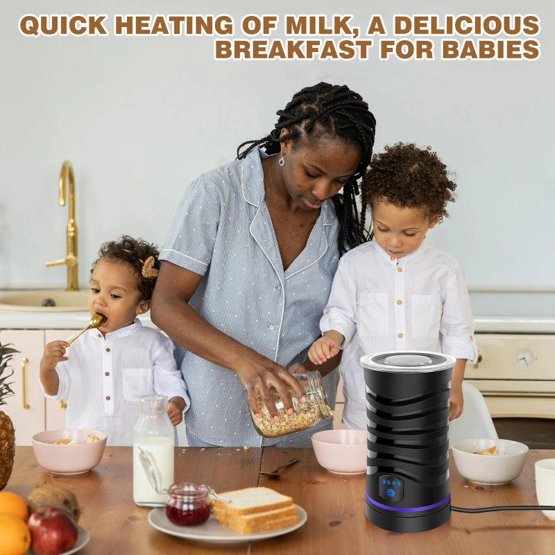 Description Picture 6 of item4 in 1 Electric Milk Frother Milk Foam Machine For Coffee Cappuccino Latte Hot and Cold Foam Maker Automatic Milk Frother Foamer