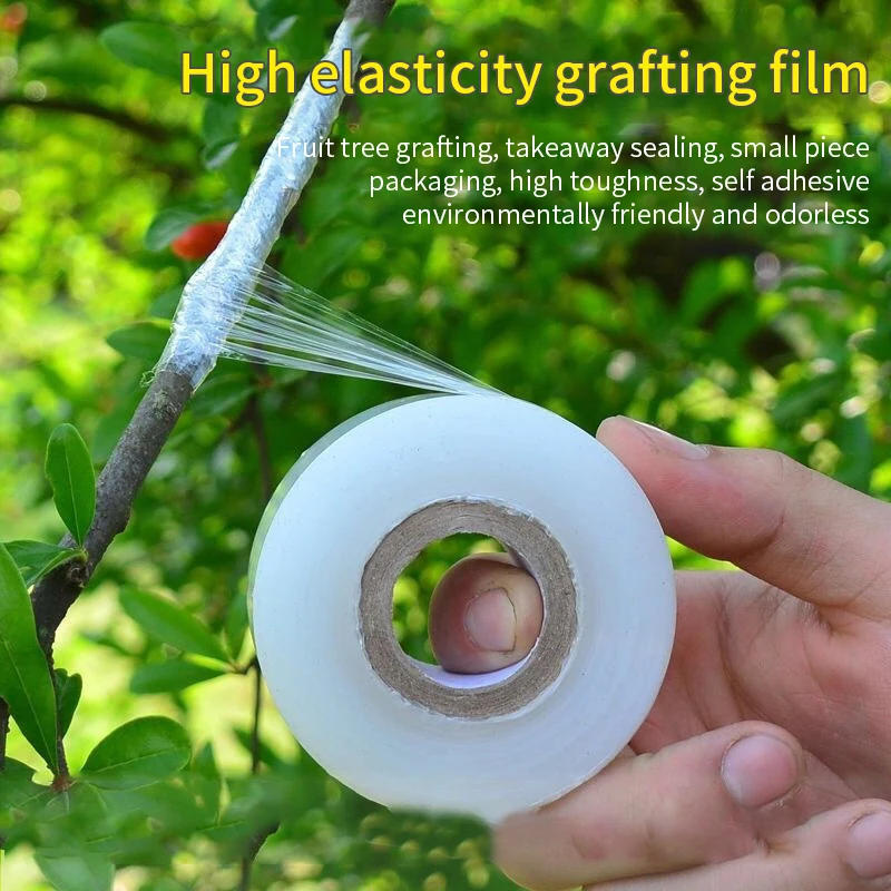 Description Picture 2 of itemPE Grafting Tape Film Self-adhesive Garden Tree Plants Seedlings Vine Tomato Grafting Accessories Stretchable 3/4/5cm Width