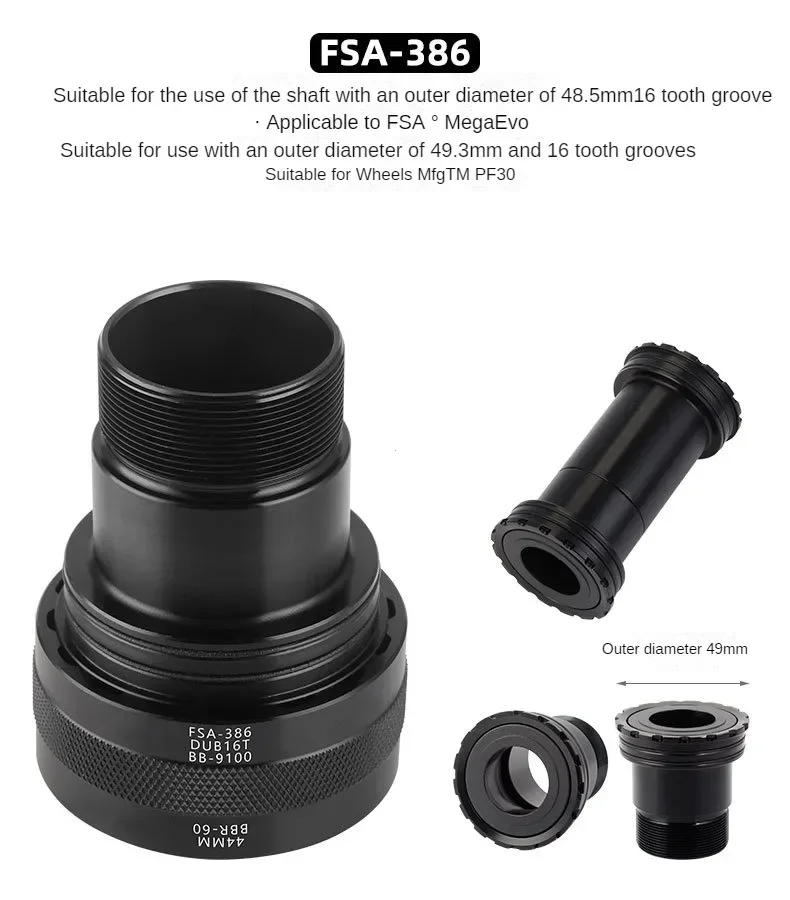 Description Picture 6 of itemBicycle 5 in 1 Bottom Bracket Tool Remover BBR60 FSA386 Bike Installation Repair Wrench BBR60 BBR9100 FSA 386 Removal Tools