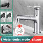 Silver with60cm hose