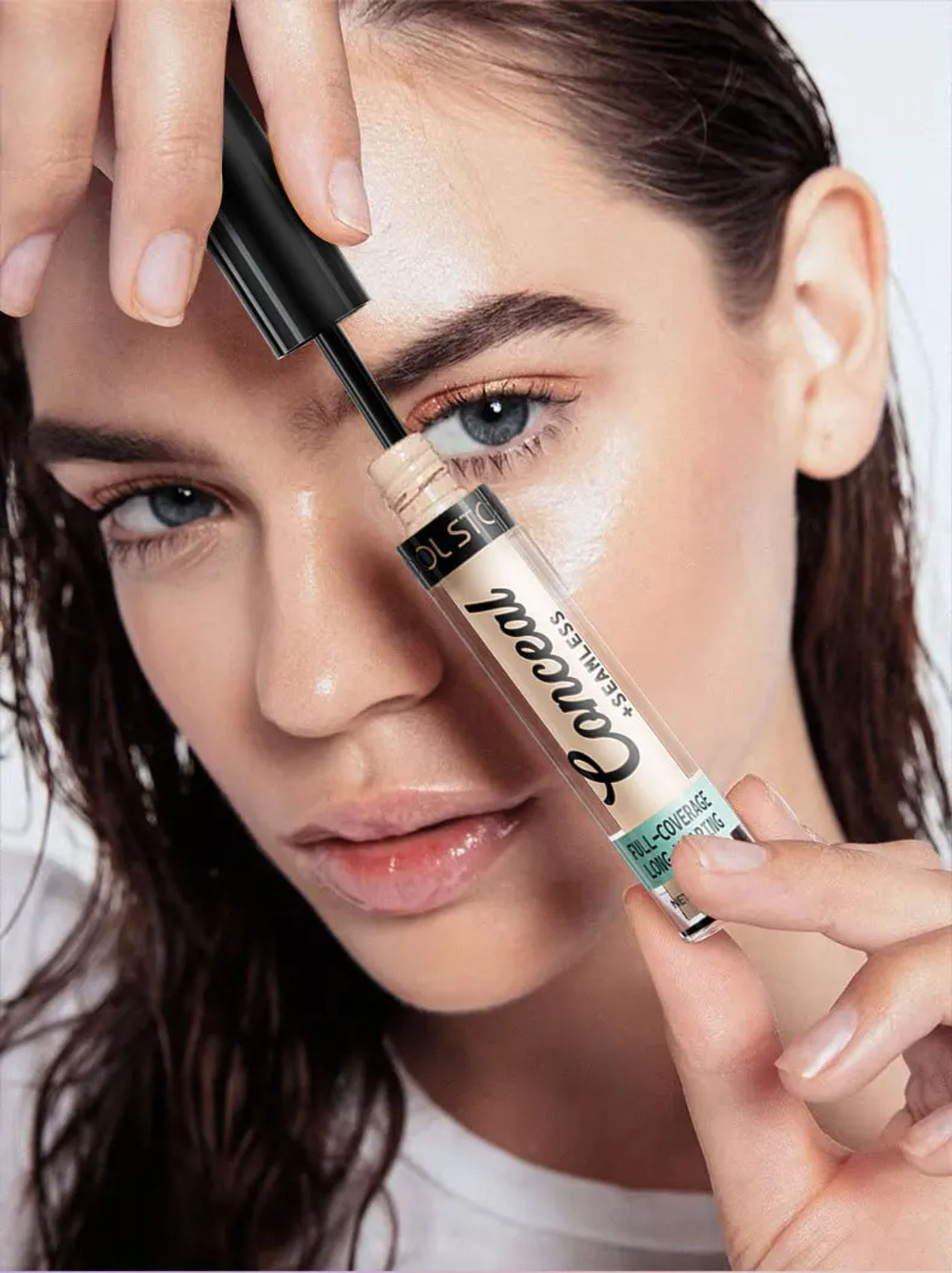 Description Picture 3 of item10-Color Full Coverage Concealer,Natural Long-Lasting, Matte Finish, Lightweight Formula, Dark Shade Options for All Light Beige