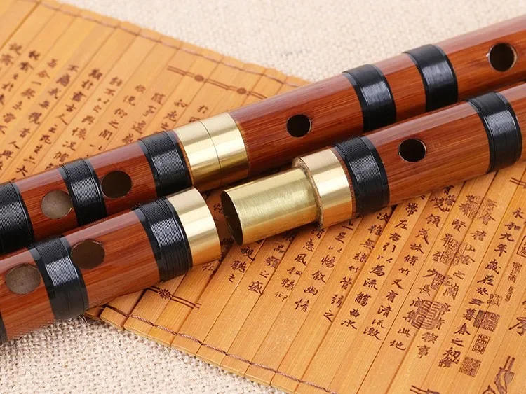 Description Picture 6 of itemHigh Quality Bamboo Flute Professional Woodwind Musical Instruments C D E F G Key Chinese Dizi Transversal Flauta 5 Colors new