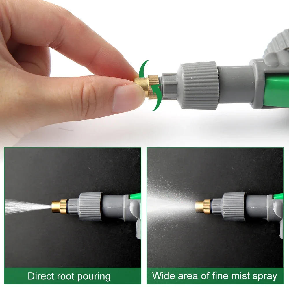 Description Picture 3 of itemAdjustable Pull Out Type Beverage Bottle Spray Manual Watering Nozzle Watering Can Pressure Atomizing Nozzle Gardening Tools