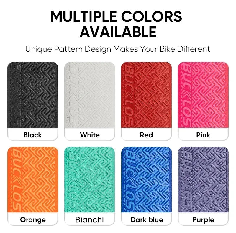 Description Picture 4 of itemBUCKLOS Road Bike Handlebar Tape Gravel Bicycle Handle Belt Straps EVA PU Tape Anti-Vibration Racing Cycling Handlebar Tape Cork