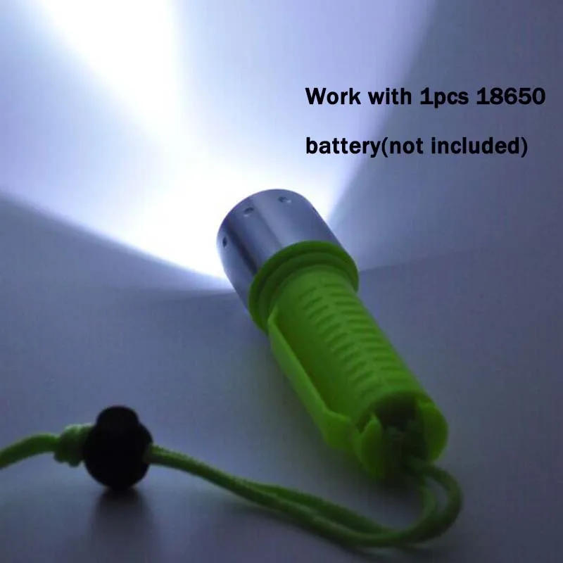 Description Picture 6 of itemHigh Power Diving Flashlight IP68 Waterproof Diving Light Underwater Handlamp Powered Outdoor Lighting Lantern By 18650 Battery