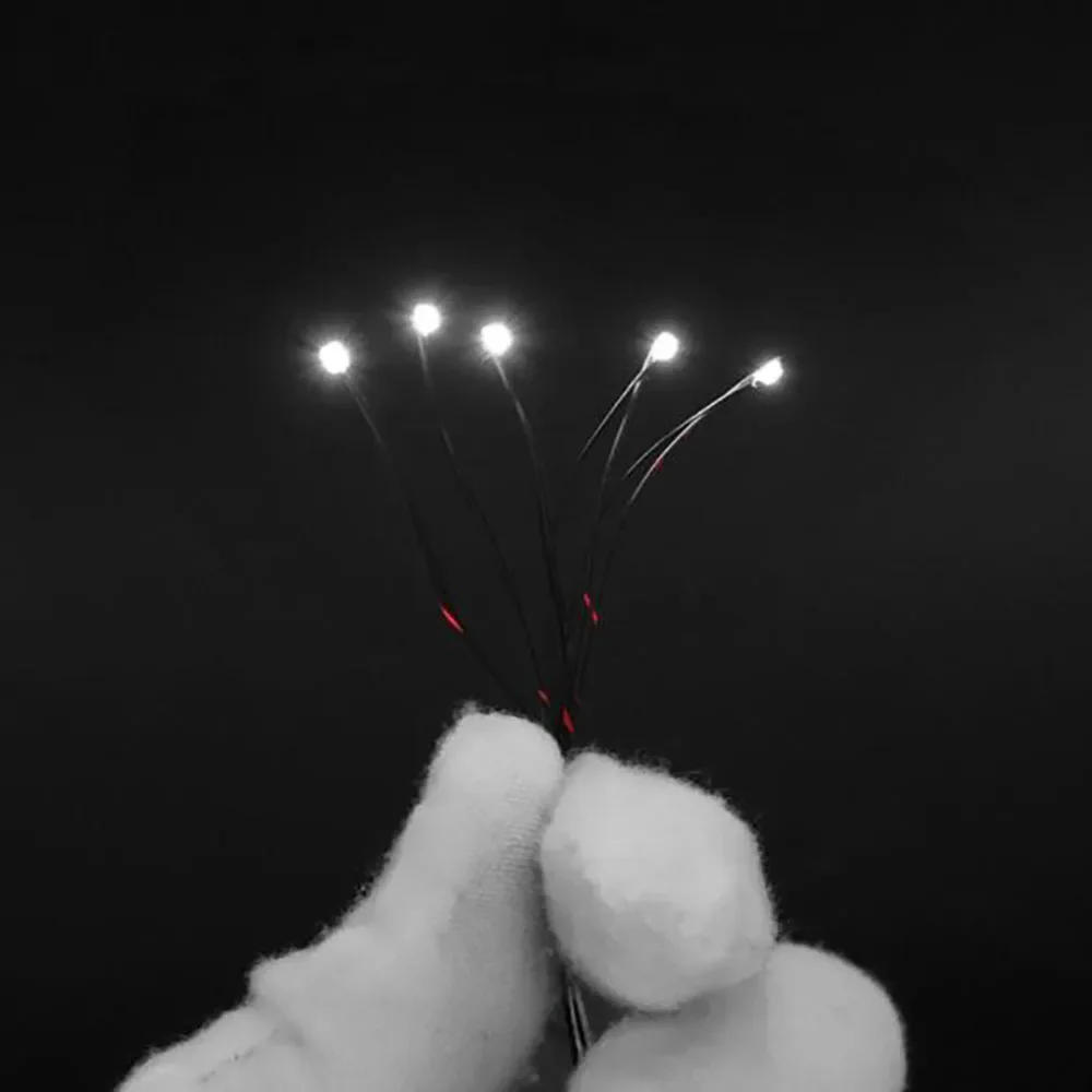 Description Picture 4 of item20pcs/Lot Wired Chip 30cm 3V Railway Model Gundam Scenes 0402 0603 0805 1206 SMD Lamp Wired Micro Led Pre-soldered lamp