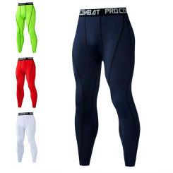 Quick-Drying Tights Fitness Running Compression Men Leggings Sports Wear Workout Bottoms Trousers Jogging Yoga Pants Training