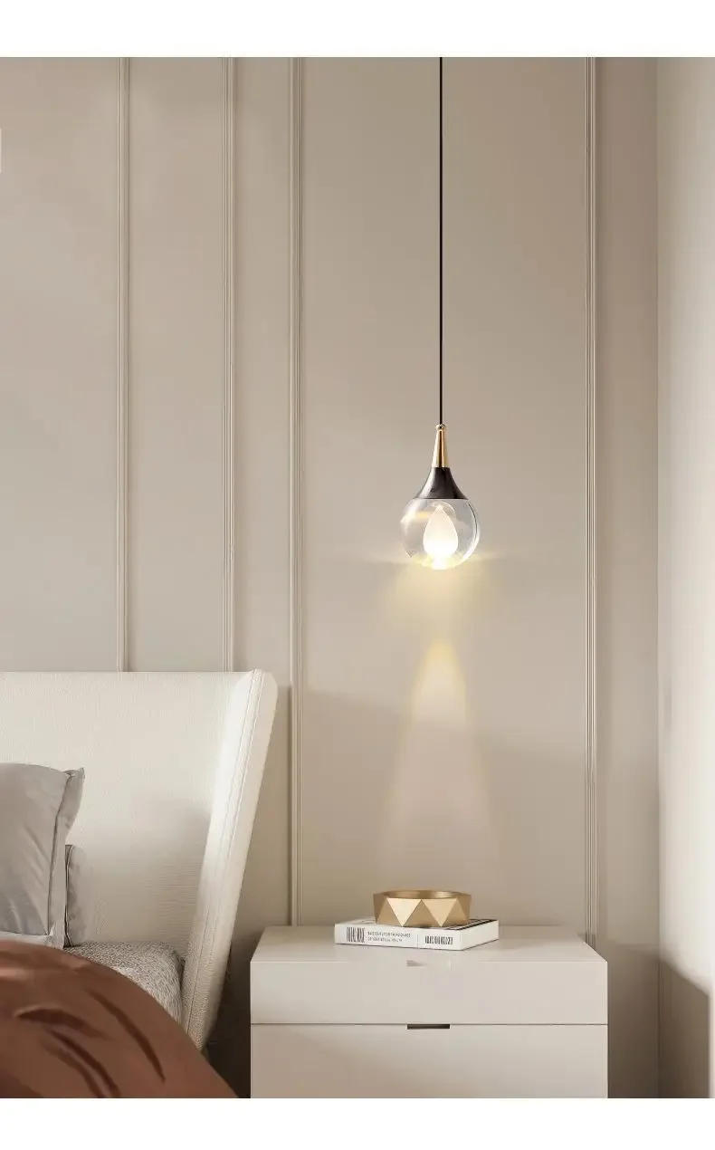 Description Picture 6 of itemEurope Restaurant Decor Crystal Led Ball Pendant Light Sconce Night Lamparas Bedroom Kitchen Chandelier Lamp Dining Room Lights