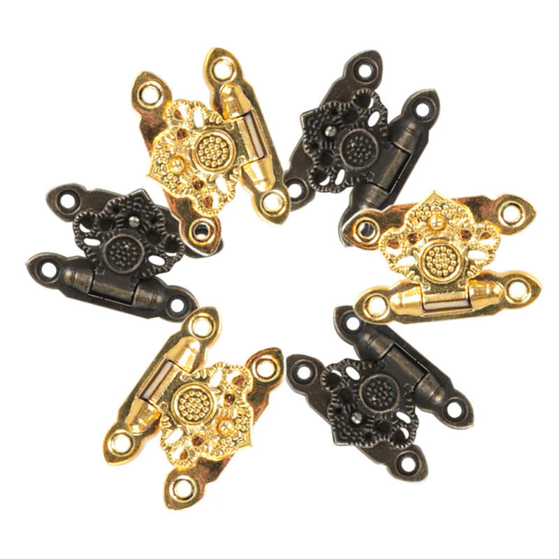 Description Picture 3 of item4PCS Antique Bronze/Gold Jewellery Box Suitcase Latch Lock Clasp Hasp Buckle 35X25 Box Toggle Hasp Latch Lock Furniture Hardware