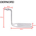 Deep Oil Fryer Electric Heating Element Dernord 220V 2KW Stainless Steel 304 U-shape Water Heater