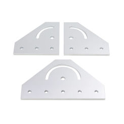 1PCS 90 Degree 180 Steering Connecting Plate 4040 Connector Locking Block For 4040 V-slot Aluminum Profile Angle Holder