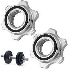 Anti-Slip Weight Lifting Hex Nut Dumbbell Nut Handbell Bar Clip Lock Screw Nut Barbell Bar Nut Barbell Bar Collar Screw