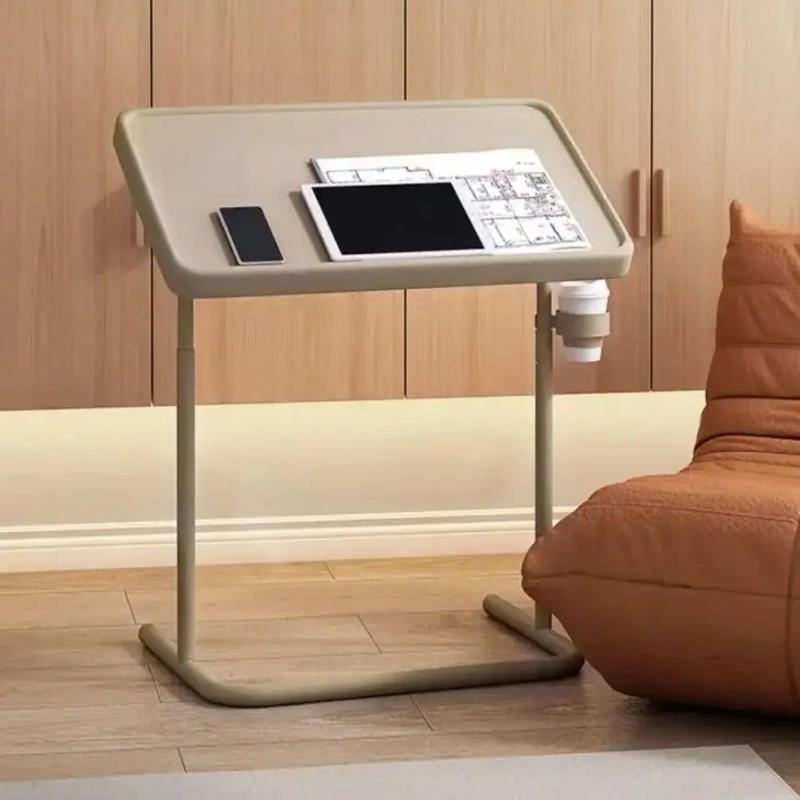 Description Picture 6 of item1pc Standing Desk, Bedside Table, Lifting Computer Table, Home Lifting Small Desk, Laptop Table, Sofa Side Table