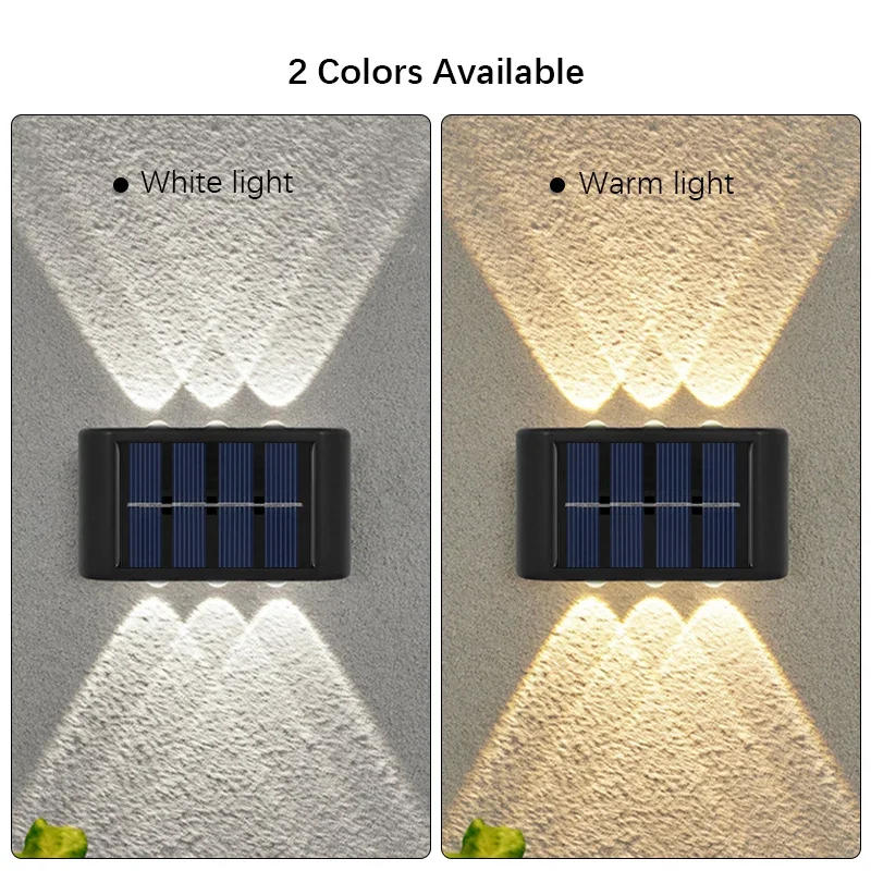 Description Picture 2 of itemSolar Lights Outdoor, 6LEDs Waterproof Wall Lamp, Up And Down Light Control,Atmosphere Lighting for Garden Street Balcony Decor