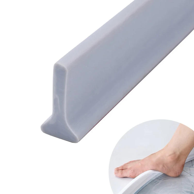 Description Picture 2 of item100-300CM Silicone Bathroom Water Stopper Blocker Shower Dam Dry And Wet Separation Flood Barrier Door Bottom Sealing Strip