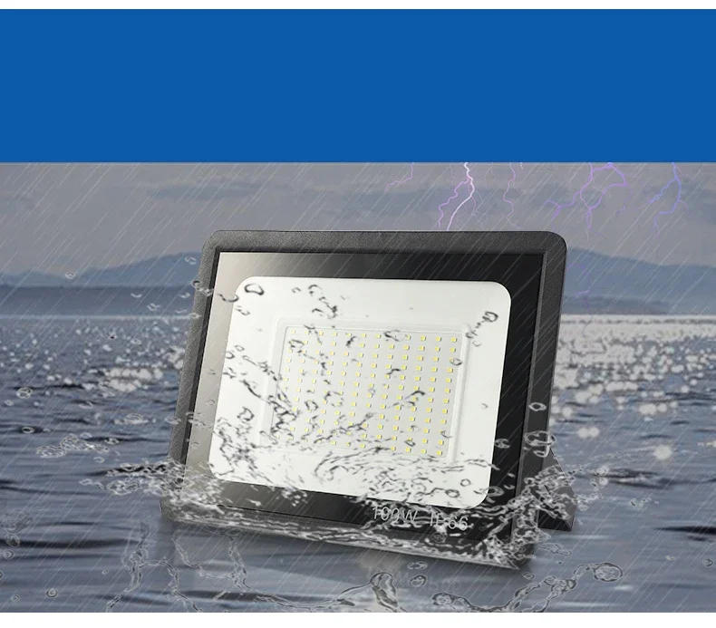 Description Picture 6 of itemHot 20W 30W 50W 100W LED Flood Light AC220V Outdoor IP66 Waterproof Reflector Spotlight Street Light Wall Lamp Garden Lighting